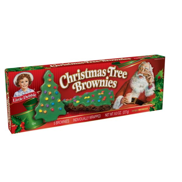 Little Debbie Family Pack Christmas Tree Brownies, 8 oz