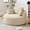 Beige, variant on CKEASEAN 50" Oversized Round Chair Lounge Chaise Indoor, Modern Upholstered Corduroy Cloud Circle Chair with Deep Seat, Modern Sleeper Sofa for Reading and Living Room, No Assembly Required