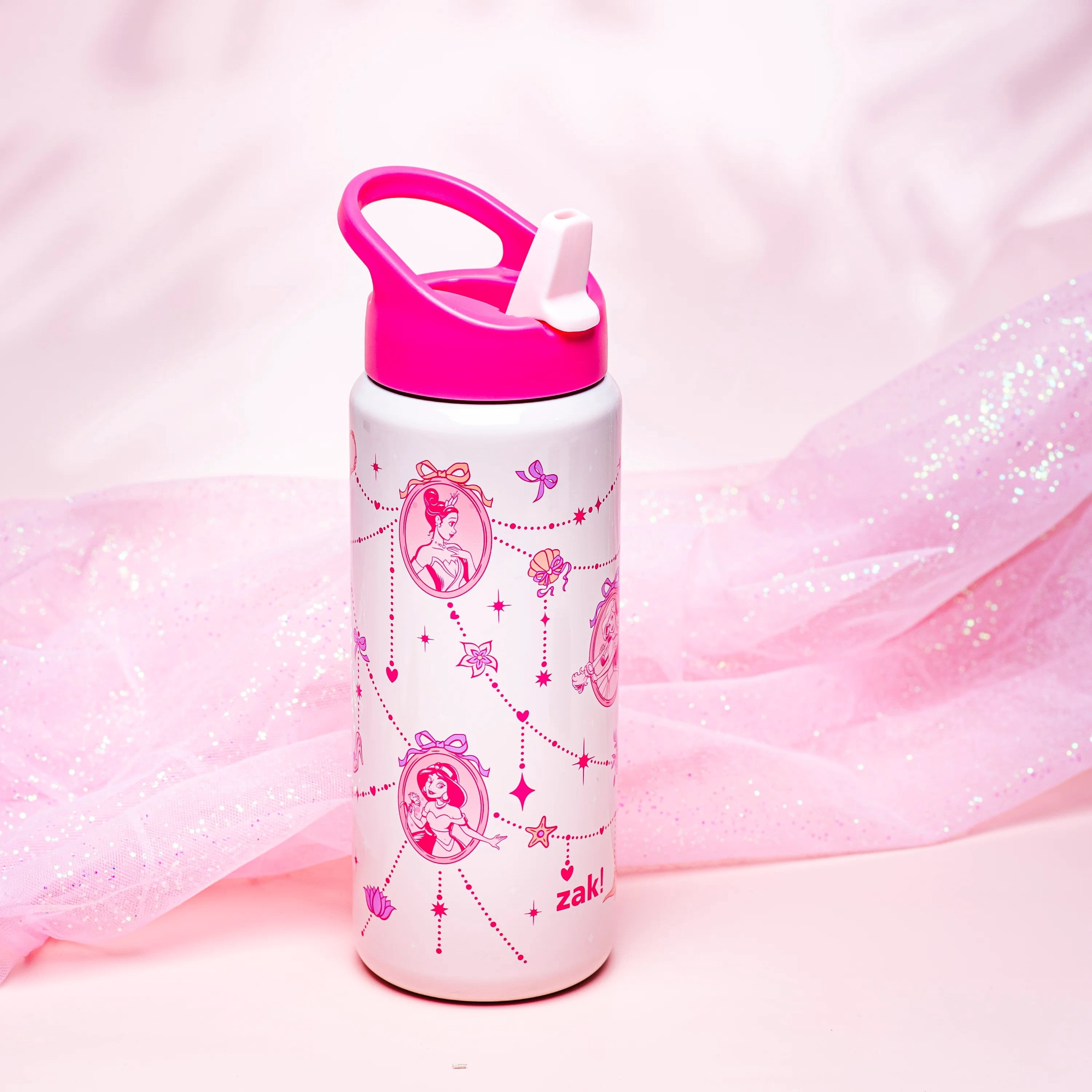 Zak Designs 20oz Princess Stainless Steel Clutch