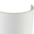 thumbnail image 3 of Progress Lighting Silva 2-Light Wall Sconce, Matte Black, White Linen Shade, 3 of 8