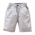 thumbnail image 5 of Paiwinds Toddler Boys Fashion Solid Color Casual School Uniform Cargo Shorts with Pockets Soft Cotton Pants, 5 of 7
