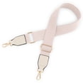 thumbnail image 2 of Gustave Purse Strap Replacement Crossbody Wide Shoulder Strap Adjustable Canvas Straps Handbag Strap Replacement Belts, Beige, 2 of 9