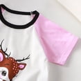 thumbnail image 3 of YEPGAR Toddler Girl Cotton Short Sleeve T Shirts Summer Boy Graphic Tees Baby (Pink, 5-6 Years), 3 of 4