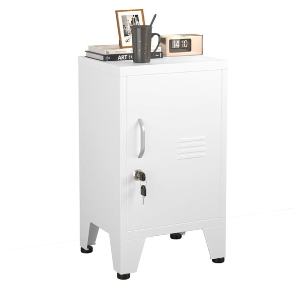 Gabinete metálico tipo locker pozdeg de 62 cm con cerradura y estante ajustable