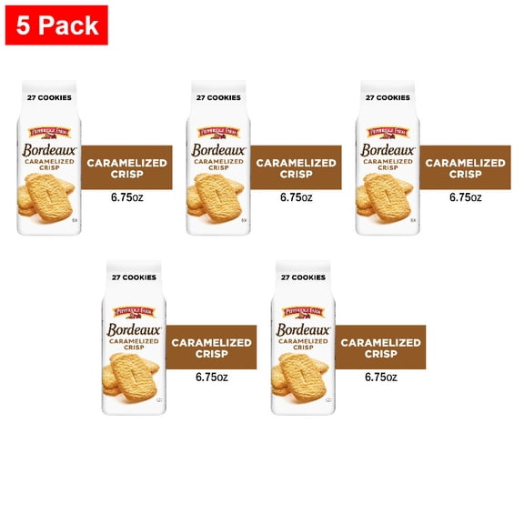 Pepperidge Farm Bordeaux Caramelized Crisp Cookies 6.75 oz - 5 Pack