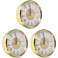 thumbnail image 3 of Masteelf 3-Piece Retro Round Clock Inserts with Roman Numerals for Pendants, Craft Projects, and Clock Making, 3 of 8