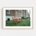 thumbnail image 2 of Red Bench, Governors Island - Manhattan New York Photography Architecture Unframed Wall Art Print 40 x 60 inches, 2 of 7