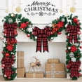 thumbnail image 6 of maxiaoxia 1PC Christmas Bow for Christmas Tree Garland, Rustic Bows Christmas Ornaments, Christmas Tree Bows Wreath Decorative, for Wedding Holiday Birthday Party Decoration, 6 of 7