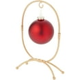 thumbnail image 2 of Bard's Oval Shaped Gold-Toned Wrought Iron Ornament Stand, 11" H x 7.25" W x 7.25" D, Pack of 10, 2 of 2
