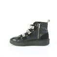 thumbnail image 5 of Demonia SNEEKER-225 Men's 1 1/2" Platform Rubber Sole High Top Buckle Straps Creeper Shoes Sneakers, 5 of 5
