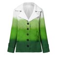 thumbnail image 4 of Puntoco Abrigo Mujer Invierno Cálido Compuesto Felpa Botón Solapas Chaqueta Outwear Abrigo Liquidación Puntoco Puntoco-1, 4 of 4