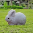 thumbnail image 4 of Simulated Rabbits Yellow & White Rabbits, Cute Little White Rabbits, Soft Plush Fabric, Child-Friendly Design, For Kids Play, Educational Toy, Vibrant Colors, Family Room Decor, Small Size, SOPABCP, 4 of 9