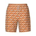 thumbnail image 4 of Lsque Mens Swim Trunks Sleepy Foxes Pattern - Bathing Suit Compression Liner - Beach Swim Shorts Swimwear - (S-3XL) - Stretch Quick Dry -X-Large, 4 of 9