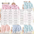 thumbnail image 3 of KPOPLK Toddler Pajamas Baby Girls Pajama Set 6M-10Y Kids Cute Snug fit Cute Pattern Roundneck Pjs Cotton Sleepwear(3-4 Years,Blue), 3 of 8