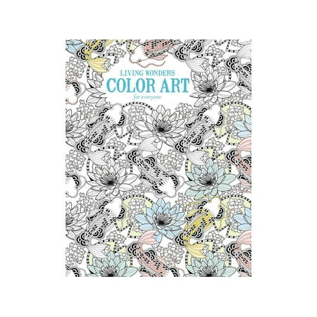 Leisure Arts Color Art for Everyone Coloring Book, 24 Pages