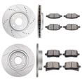 thumbnail image 4 of ECCPP Front Rear Brakes Rotor and Ceramic Brake Pad fit for Chevy Cobalt,HHR,04-12 for Chevy for Malibu,07-08 for Pontiac G5,05-10 for Pontiac G6,07-09 for Saturn Aura,04-07 for Saturn Ion, 4 of 5