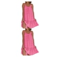 thumbnail image 1 of Minnieouse Vestido bohemio multifuncional de fibra para mujer, vestido veraniego Vintage, cómodo, sin hombros, vestido de verano a la moda, rosa, rosa 2XL 2Conjunto, 1 of 6