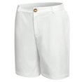 thumbnail image 5 of DDAPJ pyju Birthday Gifts! Mens Cotton Chino Shorts Flat Front Stretch Golf Shorts Summer Casual Short Shorts with Pockets White L, 5 of 6