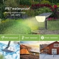 thumbnail image 2 of Linkind Solar Lights Outdoor Waterproof, Solar Spot Lights Outdoor 350LM 3000K Warm White, Solar Lighting for Garden Yard Patio Pathway Driveway Porch, 2 Pack, 2 of 7