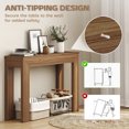 thumbnail image 5 of HOMCOM 47" Console Table, Modern Narrow Sofa Table for Living Room, Entryway, Hallway, Walnut, 5 of 9