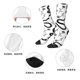 thumbnail image 5 of Balery Hand Drawn Snake Calcetas Largas con Estampado para Hombre y Mujer – Suaves y Transpirables, Talla Única (US 5-11), 5 of 6