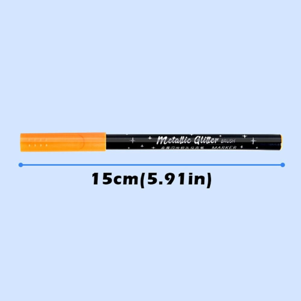 Flashy soft-head acrylic marker pen Multi-color 12/24/26/48/72 Colors Glitter Pen Soft Head Glitter Effect Art Marker Pen Flashing Pen DIY Drawing