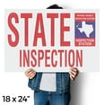 thumbnail image 4 of Texas State Inspection Vinyl Decal 2 Pack of 18 Inch x 24 Inch Weatherproof Heavy-Duty Adhesive Backing | Auto Services, Reliable Checks, Affordable Pricing | Made in USA, 4 of 6