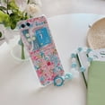 thumbnail image 4 of Allytechgroup Flower Series Slim Phone Case for Samsung Galaxy Z Flip 7, Soft TPU Back Cover with Hand Wrist Stylish Shockproof Bumper Case for Galaxy Z Flip7, 4 of 10