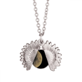 thumbnail image 1 of La mitad del planeta oscuro cielo de la noche Collar de girasol collar collar collar colgante, 1 of 3