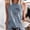 Gray, variant on Aloohaidyvio Tank Tops for Women,Women's Summer Beach Print Basic Tank Tops 2024 Round Neck Soft Casual Loose Sleeveless Shirts