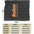 thumbnail image 3 of Gettysburg College Logo Fleece Blanket, Very Soft Microfiber Flannel Blanket for Couch Warm and Cozy for All Seasons, 3 of 6