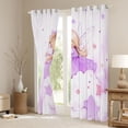 thumbnail image 3 of Castle Fairy Preppy Child Kawaii Rabbit Girl Curtains Pack of 2 (42x84 Each),Starry Sky Curtains Blackout,Dreamy Princess Bedroom Curtains,Super Cozy Room Decor, 3 of 6