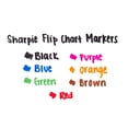 Sharpie Flip Chart Markers, Bullet Tip, Assorted Colors, 8 Pack For