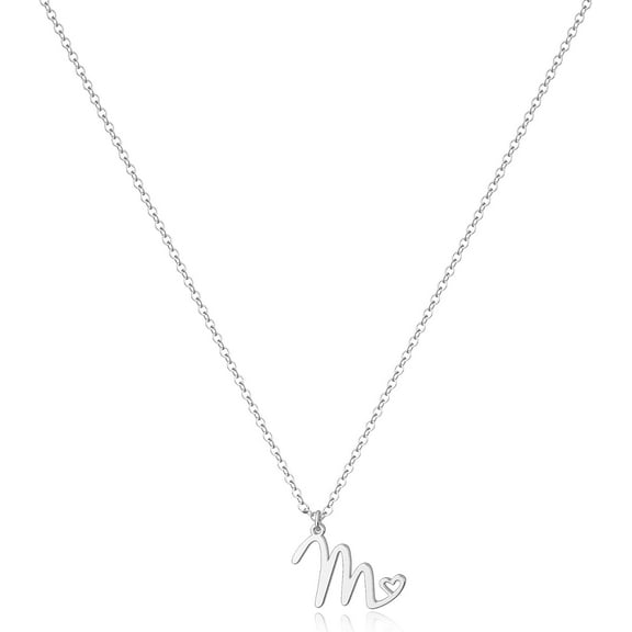 Initial Necklace for Women-14k Gold Filled Dainty Letter Necklaces Trendy Cute Custom Personalized Monogram