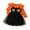 Orange, variant on Toddler Girls Summer Dress Dresses Long Sleeve Mesh Cartoon Cat Halloween Party Outfit for Kids Casual Play Dress A-Line Sundress 18-24 Months