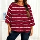 thumbnail image 1 of TaTaai Women's Gradient Print Long Sleeved T-shirt, Plus Size Round Neck Top, Lightweight Soft Design, All Seasons Wear, Casual Daily Party Work Dating Home Outfit Gift, 1 of 6