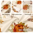 thumbnail image 5 of Fall Tablecloth 60x84 Inch Rectangular,Autumn Tablecloth with Pumpkin Squirrel Table Cloth Thanksgiving Table Cover for Party Dining Picnic Table Decorations, 5 of 6