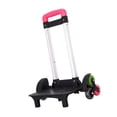 thumbnail image 5 of jiaping Foldable Trolley Cart Luggage Cart with Wheels,6 Wheels Stair Climbing Cart Folding Hand Cart Wheeled Cart for Travelers Kids , Red, 5 of 9