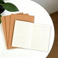 thumbnail image 6 of A5 Kraft Paper Notebook,Durable Raw Paper Cover Plain Notepad,10 Pack Portable Minimalist Memo Books For Office Business Daily Journaling And Data Recording Stationery Supplies, 6 of 6