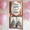 thumbnail image 7 of Magical Castle Fairy Tale Banner Enchanted Flowers Storybook Design for Kids Room Party Decor Event Celebration, 7 of 7
