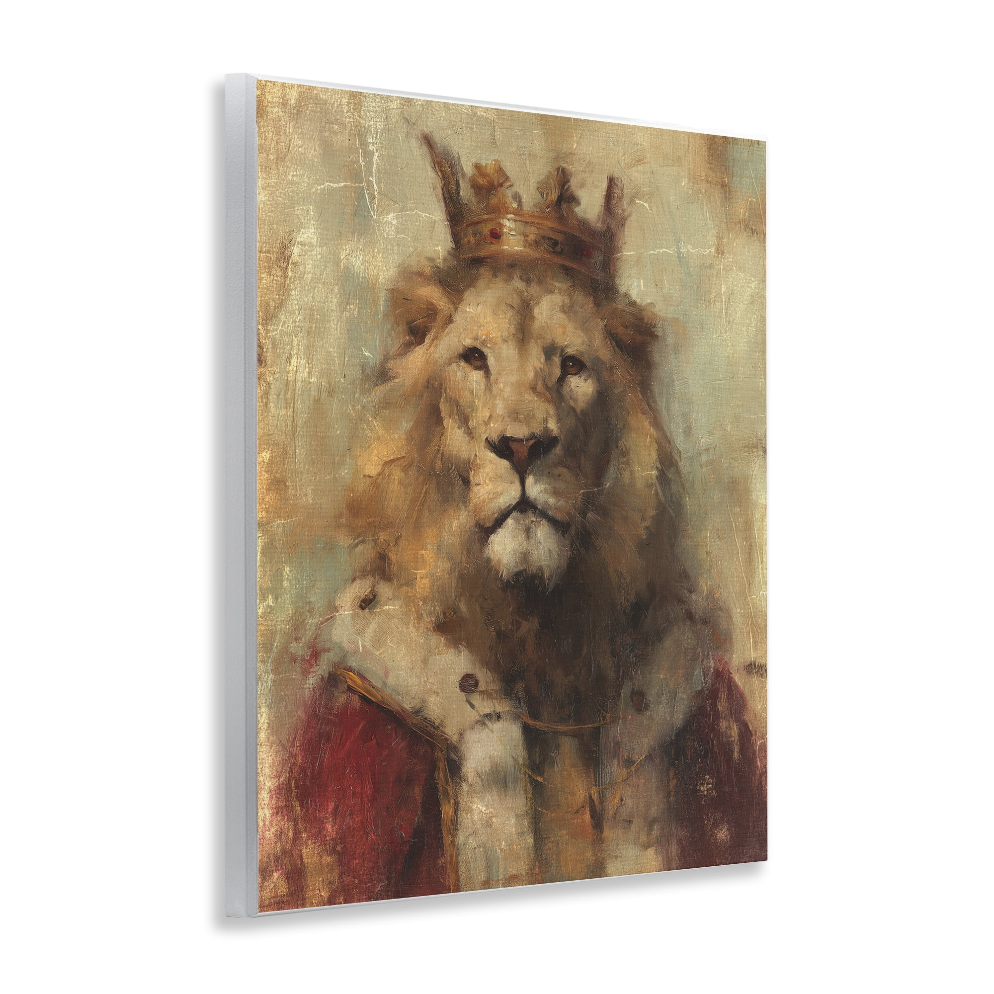 Stupell Industries Regal Lion Sovereign Wall Plaque Art, design by Svetlana Aleynikova