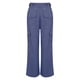 thumbnail image 5 of Pantalones cargo Prolriy para mujer, otoño e invierno, nuevos pantalones casuales, versátiles, de cintura alta, para el trabajo, pantalones holgados para mujer, pantalones de mujer, azul, talla S, 5 of 5