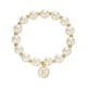 thumbnail image 1 of Imitación de perlas 26 alfabeto etiqueta pulsera de moda y versátil pulsera de cuentas de cordón elástico para las mujeres pulsera de cuentas para los seres queridos y (A F), 1 of 4