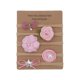 thumbnail image 4 of Conjunto de cinco piezas de accesorios para el cabello con banda elástica de nailon para el cabello para niños con lazo y flores, 4 of 5