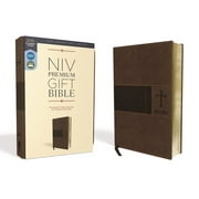 Niv, Premium Gift Bible, Leathersoft, Brown, Red Letter Edition, Comfort Print (Other)