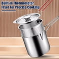 thumbnail image 3 of Yesbay Tempura Fryer Pan with Strainer Basket Stainless Steel Kitchen Fryer for Frying Chicken Porridge And Soup, 3 of 7