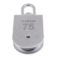 thumbnail image 1 of LOVIVER 75mm Single Sheave Pulley Block with Swivel Eye Stainless Steel Hardware, 1 of 7
