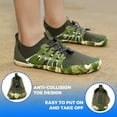 thumbnail image 3 of AUXDIQ Water Shoes Women Men Quick Dry Aqua Shoes Barefoot Beach Swim Shoes, Dark Green, 5 US, 3 of 6