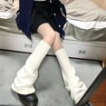 thumbnail image 3 of Fundas de calcetines de punto, calcetines apilados, subcultura de estudiantes japoneses, Spice Girls, y2k, fundas de pierna ancha y acampanadas, calcetines largos jk para mujeres, 3 of 5