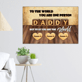 thumbnail image 3 of Lotusprinthandmade Personalized Daddy Gift for Father Poster 16" x 24", 3 of 5